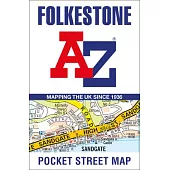 Folkestone A-Z Pocket Street Map