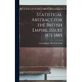 Statistical Abstract for the British Empire, Issues 1871-1885