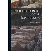 Introduction to Social Psychology.