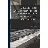 Impressions of Caruso and His Art As Portrayed at the Metropolitan Opera House