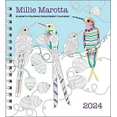 Millie Marotta 2024 16-Month Coloring Engagement Calendar