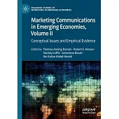 Marketing Communications in Emerging Economies, Volume II: Conceptual Issues and Empirical Evidence