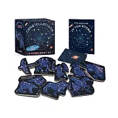 Constellations: A Wooden Magnet Set: With Fold Out Glow-In-The Dark Poster!