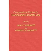 Comparative Studies in Community Property Law