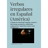 Verbos irregulares en Español (América): A book for learning irregular verbs in the tenses presence, indefinido, subjunctive, imperfect, future and co