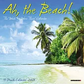 Ah the Beach! 2024 7 X 7 Mini Wall Calendar