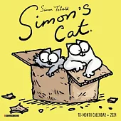 Simon’s Cat 2024 7 X 7 Mini Wall Calendar