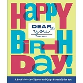 Dear You: Happy Birthday!