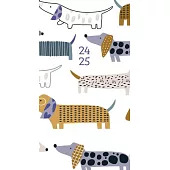 Woof 2024 3.5 X 6.5 2-Year Pocket Planner