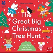 硬頁翻翻書：聖誕樹驚喜，附音檔(英國National Trust選書)The Great Big Christmas Tree Hunt