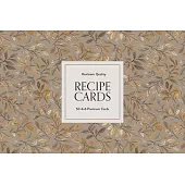 Recipe Cards: 50 Beautifully-Designed 4x6 Recipe Cards