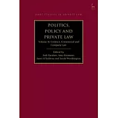 Politics and Policy in Contract, Commercial and Company Law