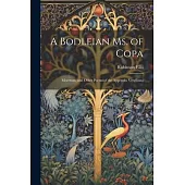 A Bodleian Ms. of Copa: Moretum, and Other Poems of the Appendix Vergiliana