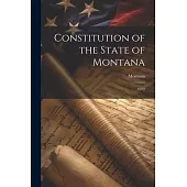 Constitution of the State of Montana: 1972