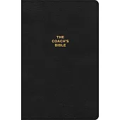 CSB Coach’s Bible, Black Leathertouch: Devotional Bible for Coaches