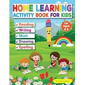 Home Learning Activity Book for Kids: UK English Edition