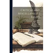 Critical and Miscellaneous Essays; Volume 5