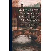 Materials for Translating From English Into German
