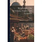 Remarks On Several Parts Of Turkey