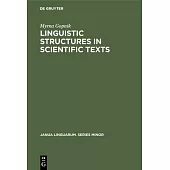 Linguistic Structures in Scientific Texts