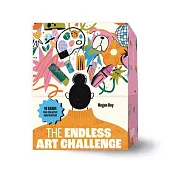 The Endless Art Challenge Card Deck: 90 Creativity Prompt Cards (Overall 25,000 Combinations!) for Never-Ending Art I Nspiration (Gift for Creatives)