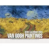 Van Gogh Paintings Desk Calendar 2024