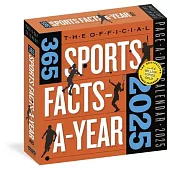 Official 365 Sports Facts-A-Year Page-A-Day Calendar 2025: Triva, Record-Breaking Feats, Come from Behind Wins & Quotes