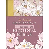 Mustard Seed Faith Devotional Bible--Barbour Skjv [Floral Cover]