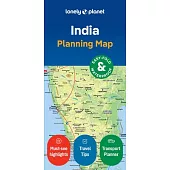 Lonely Planet India Planning Map 2
