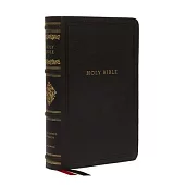 KJV Large Print Reference Bible, Black Leathersoft, Red Letter, Comfort Print (Sovereign Collection): Holy Bible, King James Version