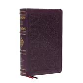 NKJV Large Print Reference Bible, Purple Leathersoft, Red Letter, Comfort Print (Sovereign Collection): Holy Bible, New King James Version