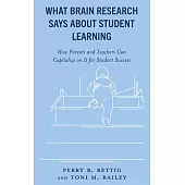 What Brain Research Says about Student Learning: How Parents and Teachers Can Capitalize on It for Student Success