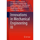 Innovations in Mechanical Engineering III