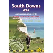 South Downs Way: British Walking Guide: Winchester-Eastbourne-Winchester - 64 Large-Scale Walking Maps (1:20,000) & Guides to 49 Towns