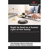 Right to food as a human right of the family