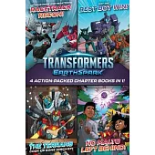 Transformers Earthspark 4 Action-Packed Chapter Books in 1!: Optimus Prime and Megatron’s Racetrack Recon!; The Terrans Cook Up Some Mischief!; May th