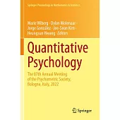 Quantitative Psychology: The 87th Annual Meeting of the Psychometric Society, Bologna, Italy, 2022