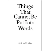 Things That Cannot Be Put Into Words: Marie-Sophie Beinke