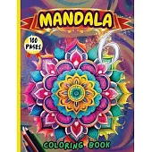 Mandala 6 Coloring Book: Stress Relieving Mandala Designs for Adults Relaxation