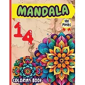Mandala 14 Coloring Book: Stress Relieving Mandala Designs for Adults Relaxation