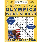 Paris 2024 Olympics Word Search: Hard Word Search For Adults and Kids 10+, Great Wordsearch Books to Exercise Your Mind - Everyone Can Learn Something