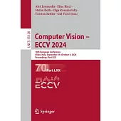 Computer Vision - Eccv 2024: 18th European Conference, Milan, Italy, September 29-October 4, 2024, Proceedings, Part LXX