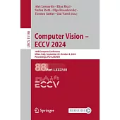 Computer Vision - Eccv 2024: 18th European Conference, Milan, Italy, September 29-October 4, 2024, Proceedings, Part LXXXVIII