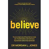 Believe: The one simple area of focus that can make your transformations and Continuous Improvement culture truly sustainable