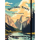 National Parks 2026 Weekly Planner: July 2025 - December 2026