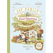 【超過140個翻翻機關】貓咪家族的四季生活Cat Family Four Seasons: A Lift-The-Flap Book (with Over 140 Flaps)