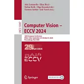 Computer Vision - Eccv 2024: 18th European Conference, Milan, Italy, September 29-October 4, 2024, Proceedings, Part XXIX