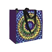 Pinecone Quilt Eco Tote: Reusable Grocery and Shopping Bag, Lightweight Folding Gift Tote Bag