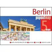 Berlin Popout Map: Pocket-Sized, Pop Up Map