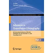 Advances in Quantitative Ethnography: 6th International Conference, Icqe 2024, Philadelphia, Pa, Usa, November 3-7, 2024, Proceedings, Part II